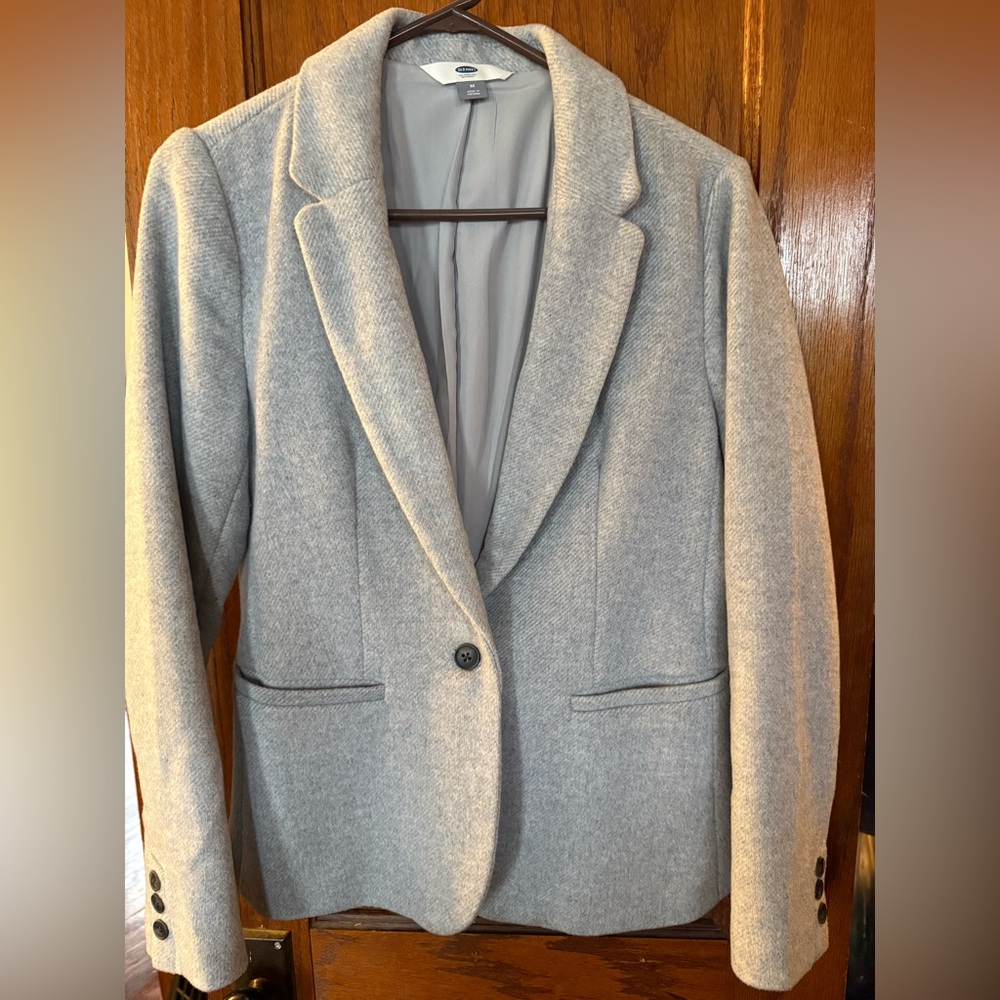 Old Navy Heather Gray Women's Blazer
